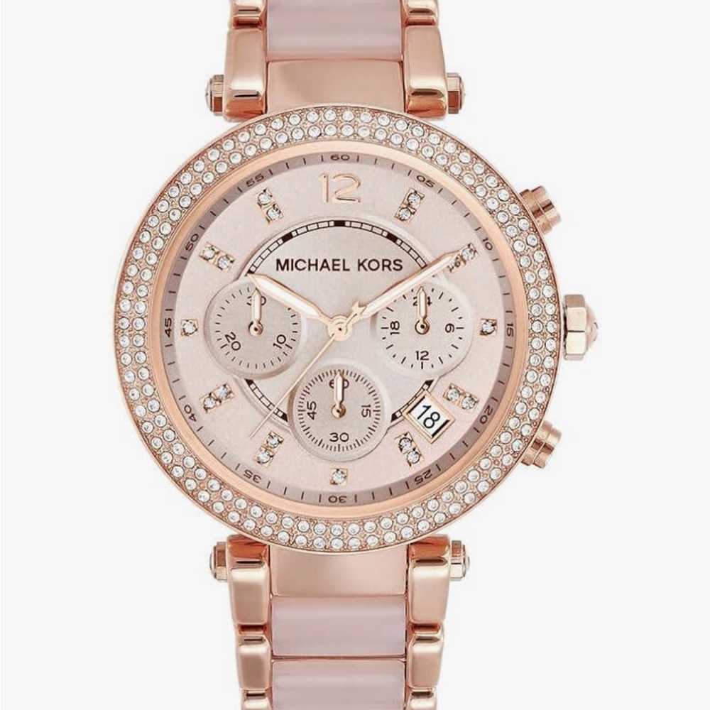Michael Kors Pink and Gold Women's Watch